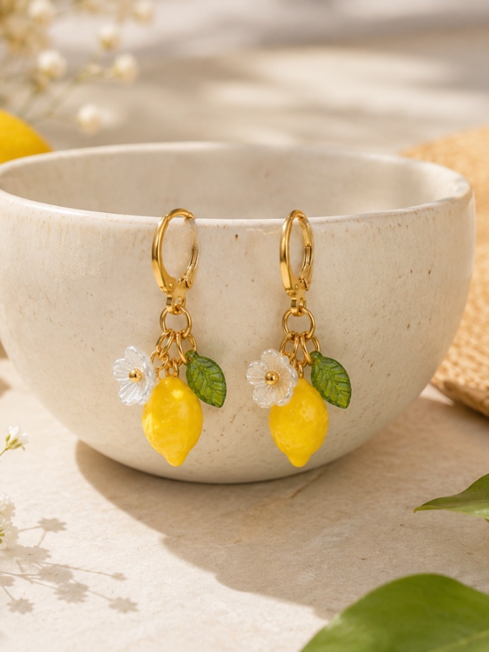 Lemon Drop Earrings - Picture 4 of 5